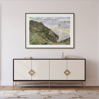 Immerse yourself in the serene beauty of the coastline with this impressionistic masterpiece. Soft for Foyer
