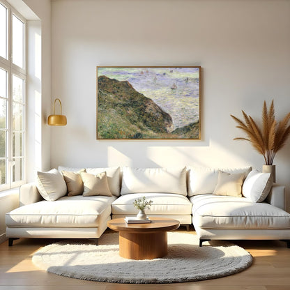 Immerse yourself in the serene beauty of the coastline with this impressionistic masterpiece. Soft for Living Room