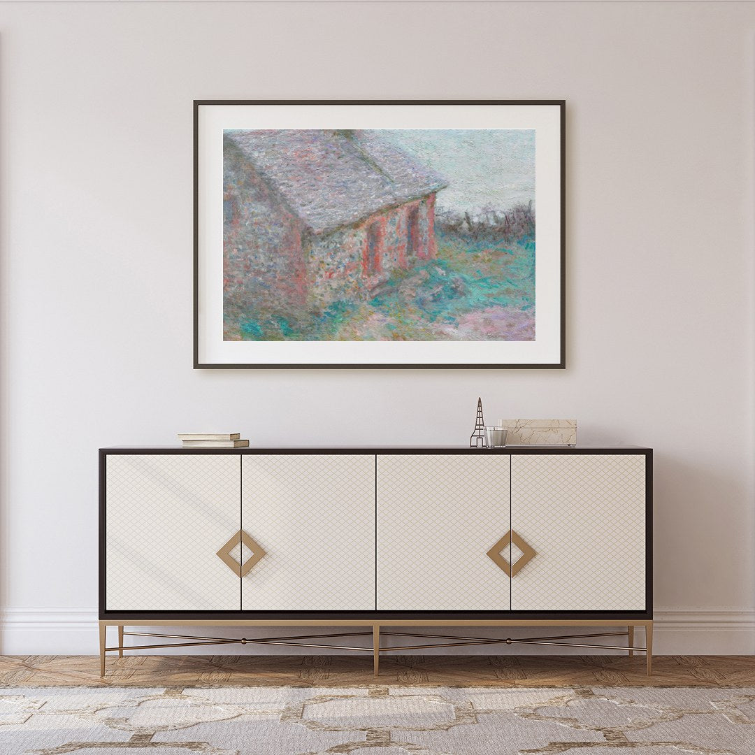 Immerse yourself in the serene beauty of a remote seaside cottage perched on a cliff's edge. This for Foyer