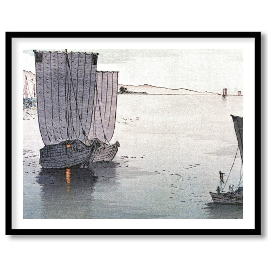 Experience the calm and majesty of a serene coastal voyage with this exquisite wall art piece. The for living-space