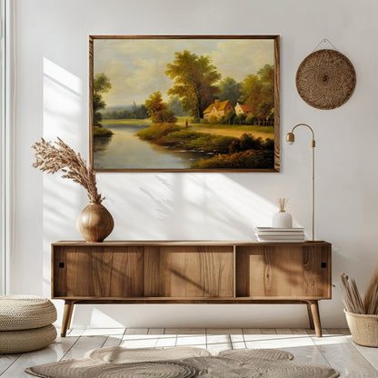 Immerse yourself in the serene beauty of this countryside escape, where a charming cottage and lush for Sitting Area