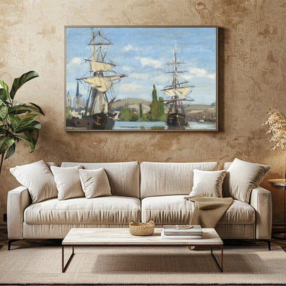 Immerse yourself in the serene elegance of maritime nostalgia with this captivating artwork. for Family Room