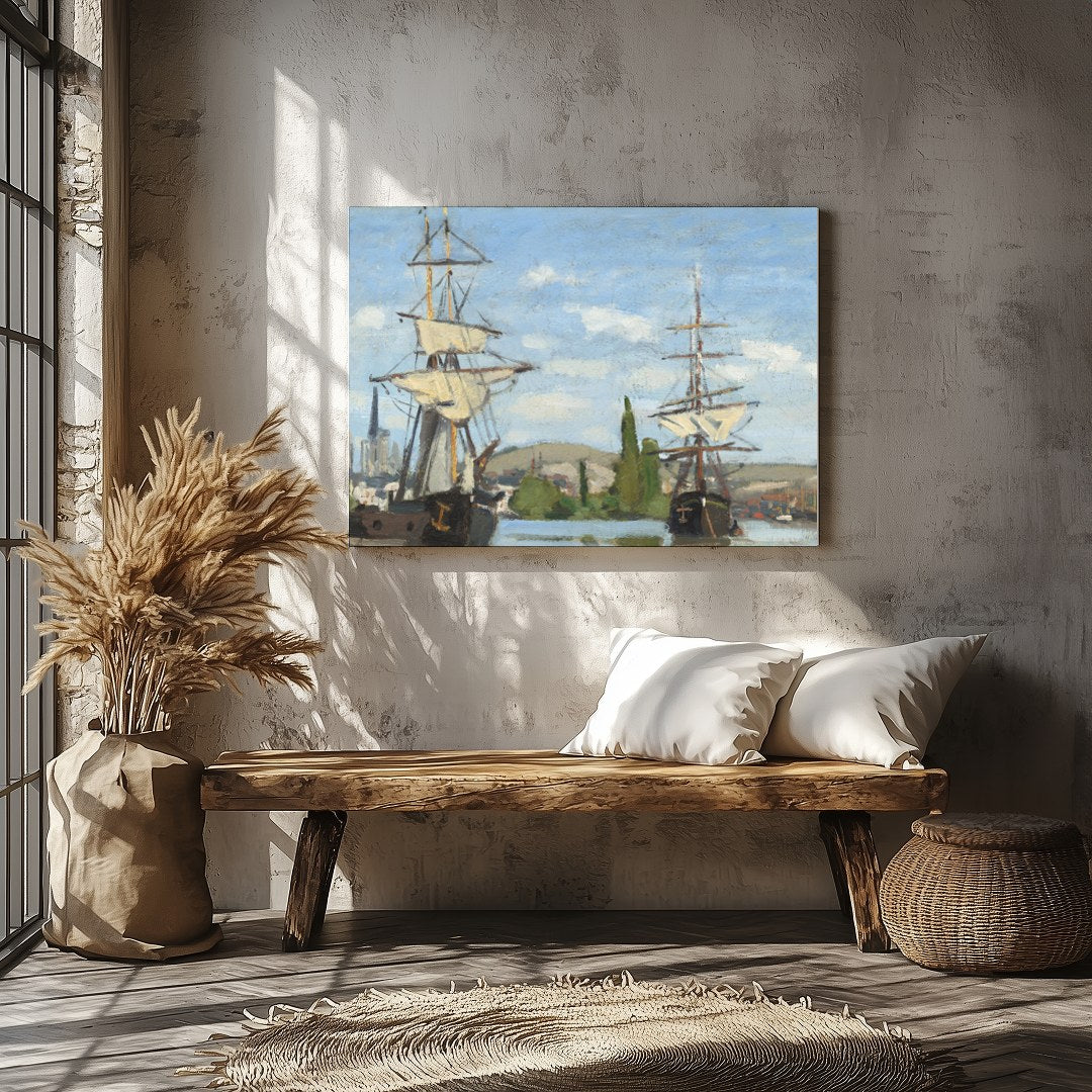 Immerse yourself in the serene elegance of maritime nostalgia with this captivating artwork. for Veranda