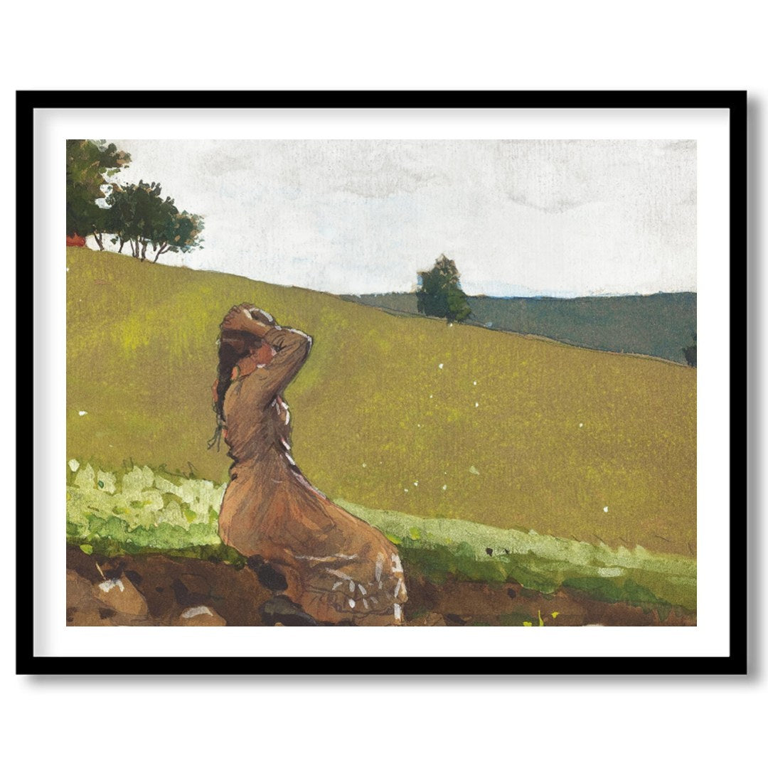 Experience the serene beauty of the countryside with this calm and reflective artwork. A solitary for gallery