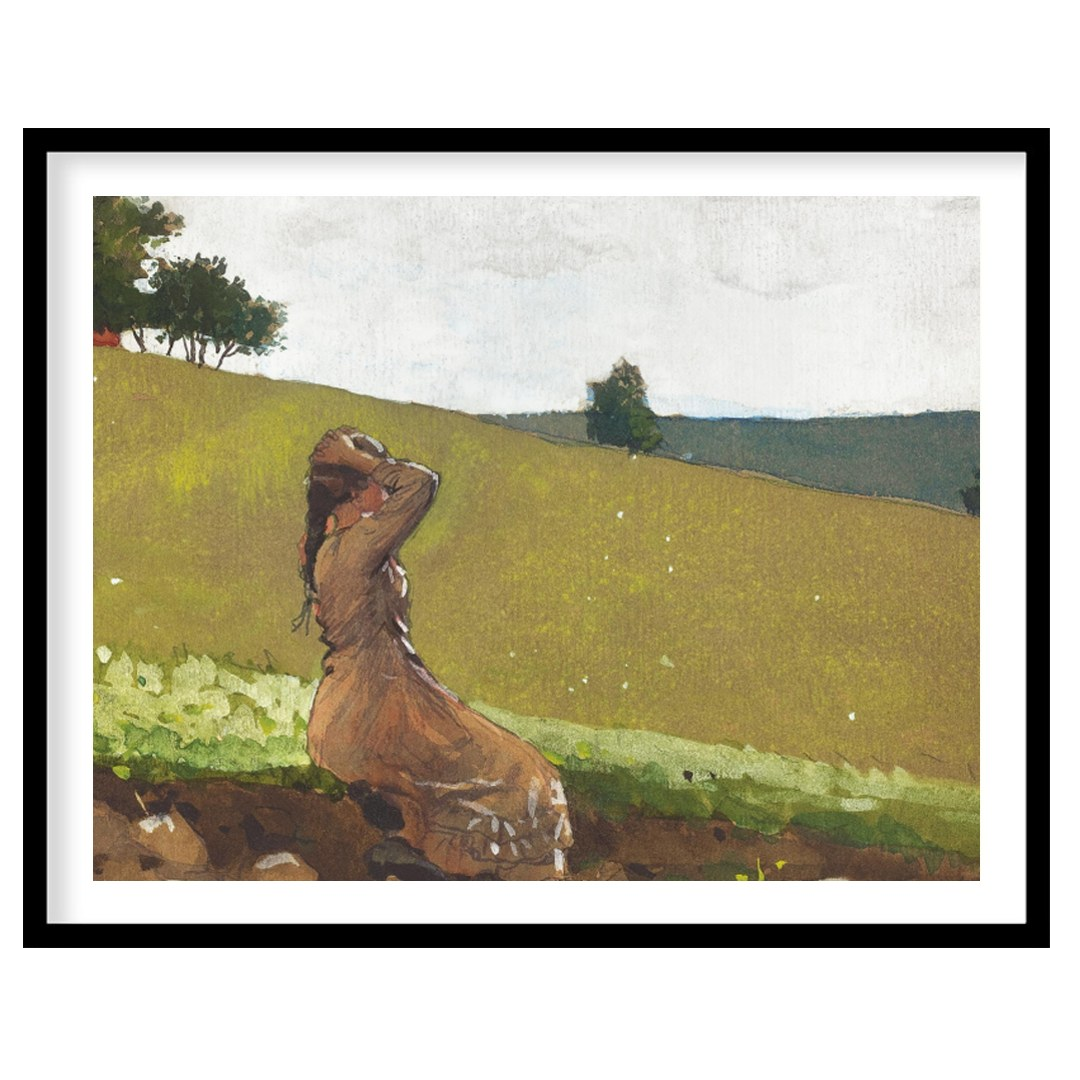 Experience the serene beauty of the countryside with this calm and reflective artwork. A solitary for gallery