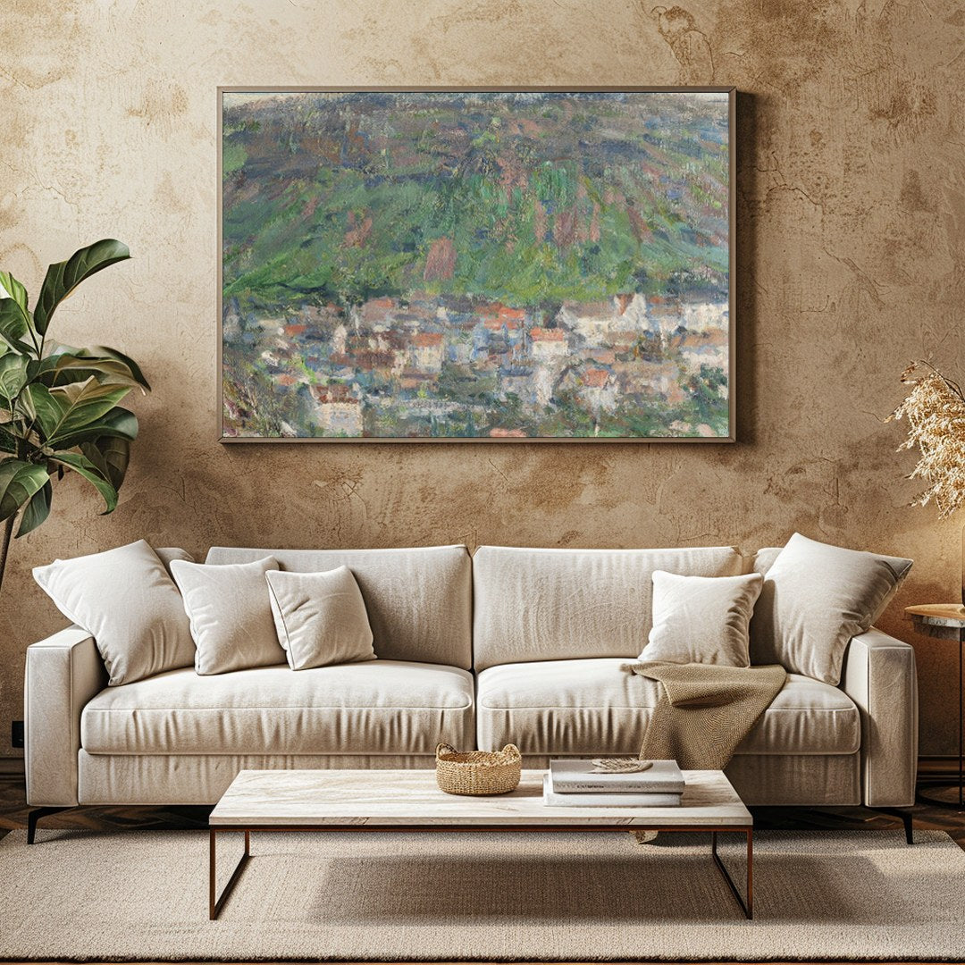 Immerse yourself in the serene beauty of this impressionistic landscape. Capturing the essence of a for Family Room