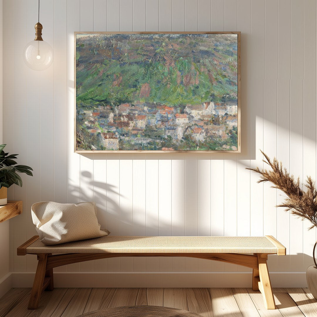 Immerse yourself in the serene beauty of this impressionistic landscape. Capturing the essence of a for Hallway