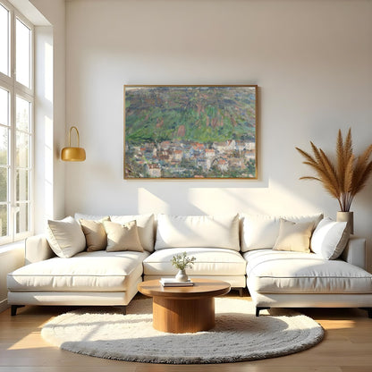 Immerse yourself in the serene beauty of this impressionistic landscape. Capturing the essence of a for Living Room