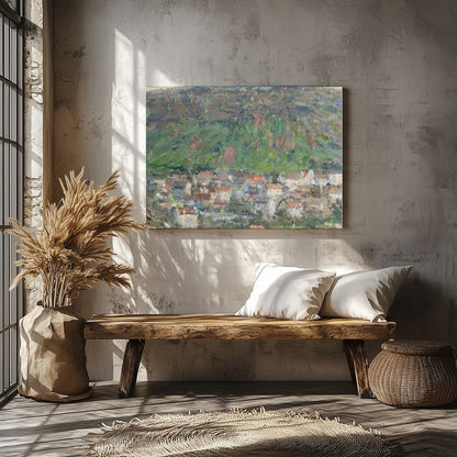 Immerse yourself in the serene beauty of this impressionistic landscape. Capturing the essence of a for Veranda