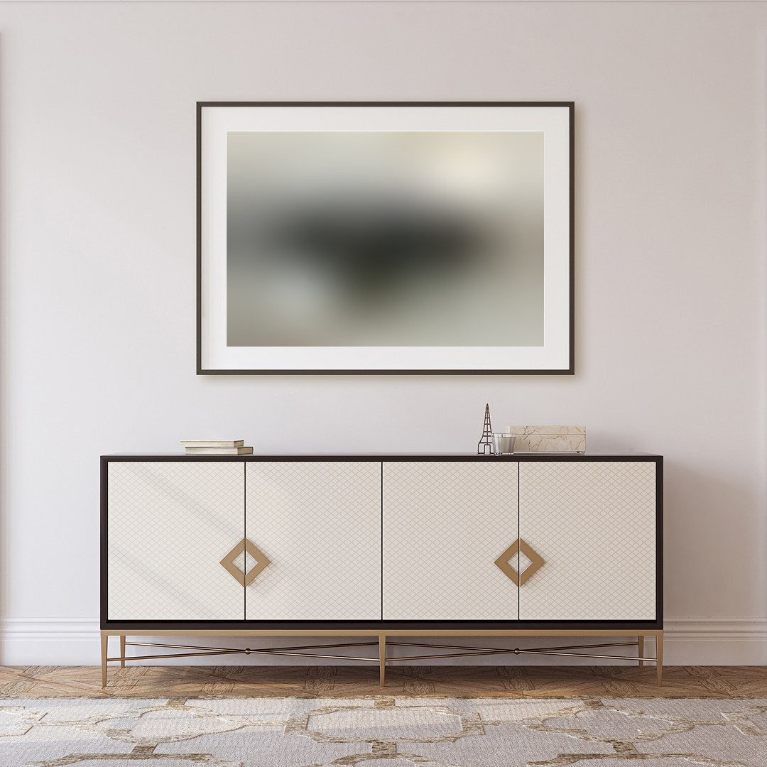 Immerse yourself in the serene beauty of this abstract seascape painting. Soft waves blend for Foyer
