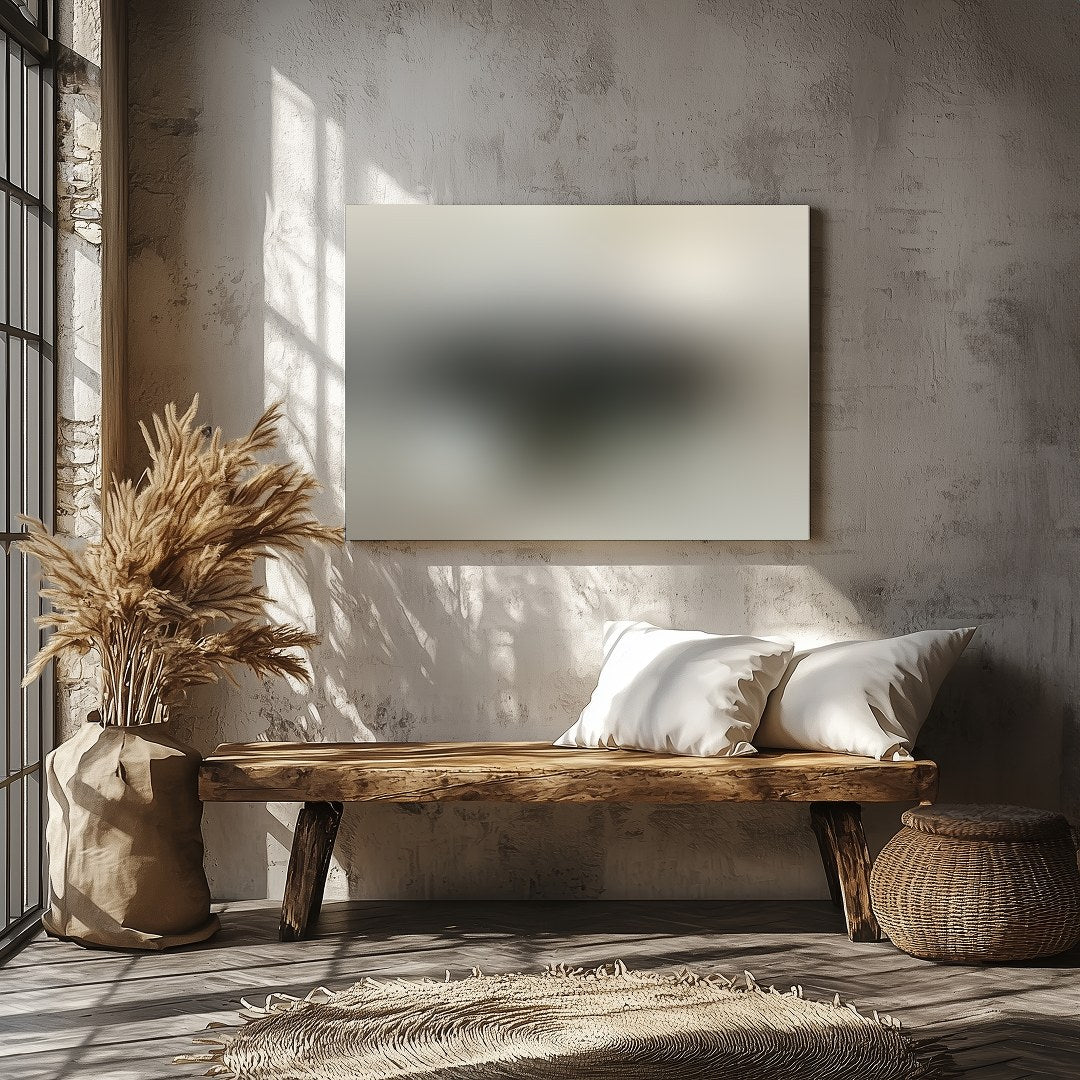 Immerse yourself in the serene beauty of this abstract seascape painting. Soft waves blend for Veranda