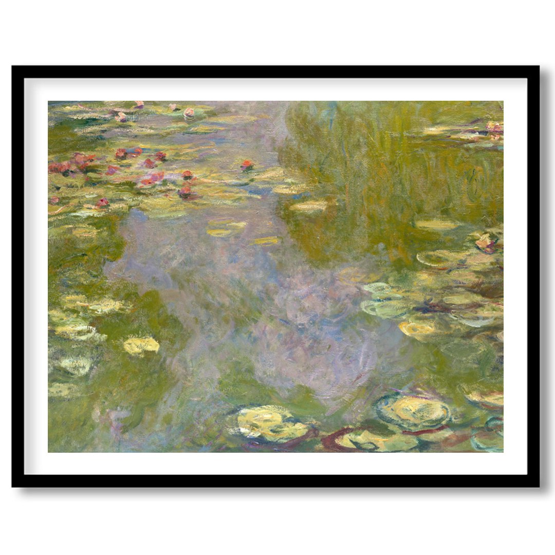 Immerse yourself in the serene beauty of 'Tranquil Impressionist Water Lilies.' This exquisite wall for area
