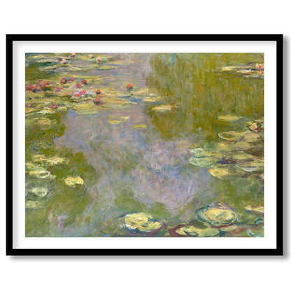 Immerse yourself in the serene beauty of 'Tranquil Impressionist Water Lilies.' This exquisite wall for area