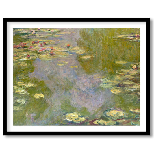 Immerse yourself in the serene beauty of 'Tranquil Impressionist Water Lilies.' This exquisite wall for area