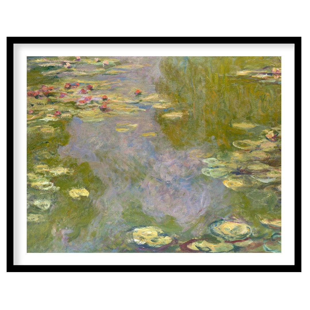 Immerse yourself in the serene beauty of 'Tranquil Impressionist Water Lilies.' This exquisite wall for area