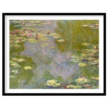 Immerse yourself in the serene beauty of 'Tranquil Impressionist Water Lilies.' This exquisite wall for area