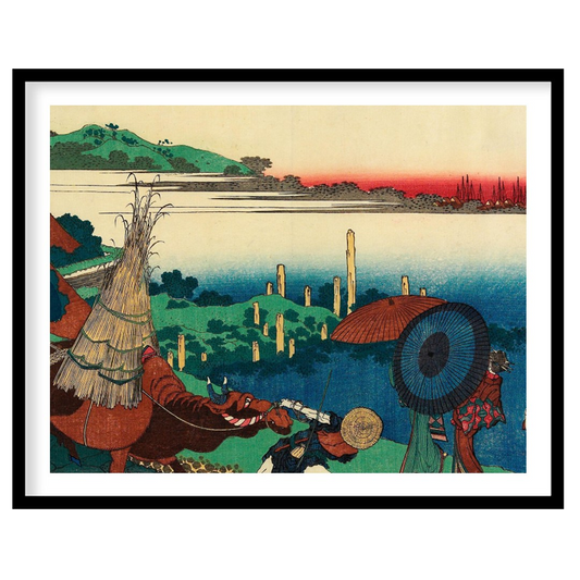 Immerse yourself in the serene beauty of this traditional Japanese countryside artwork. With its for area