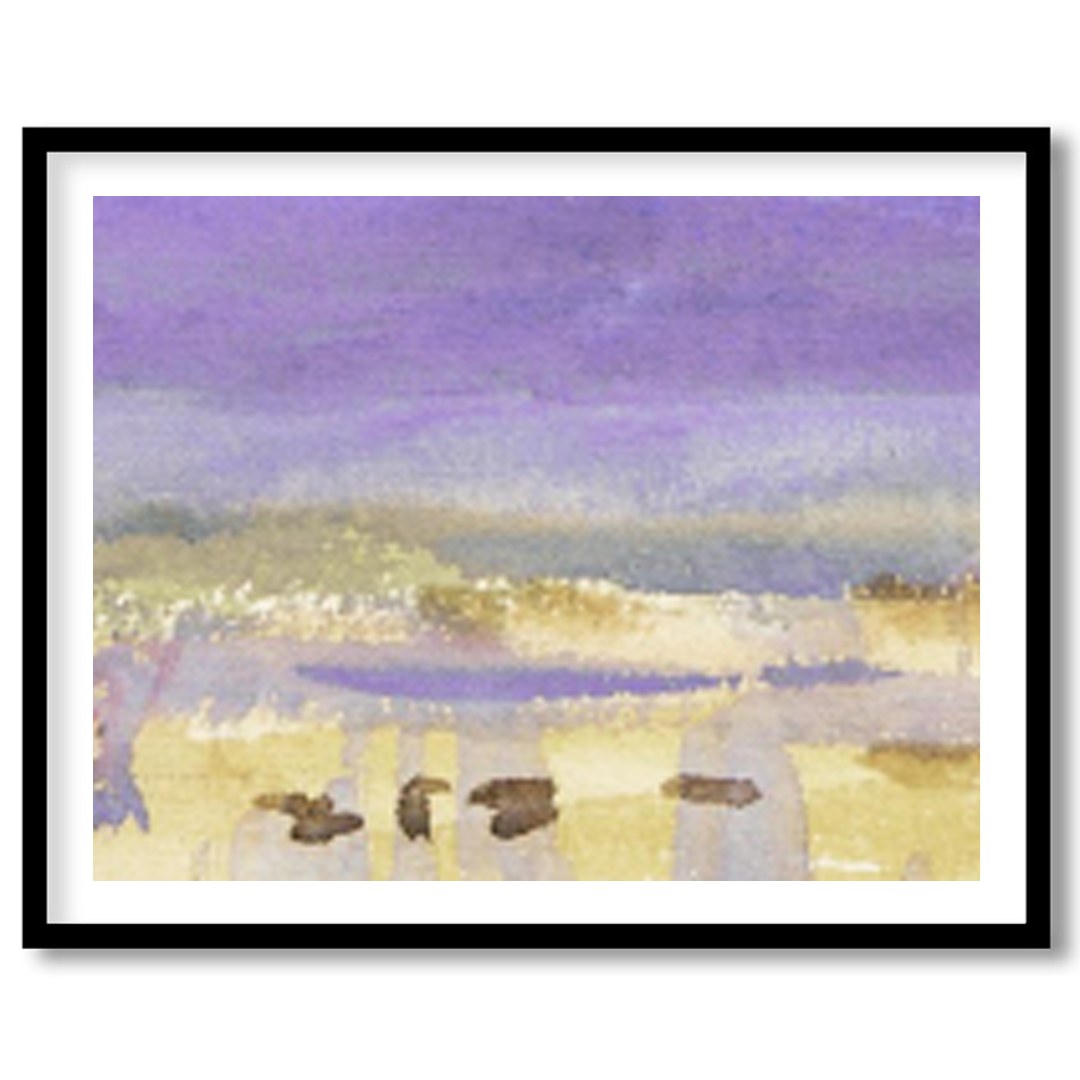 Experience the serene beauty of nature with this exquisite watercolor piece, showcasing dreamy for haven
