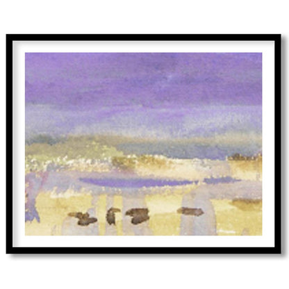Experience the serene beauty of nature with this exquisite watercolor piece, showcasing dreamy for haven