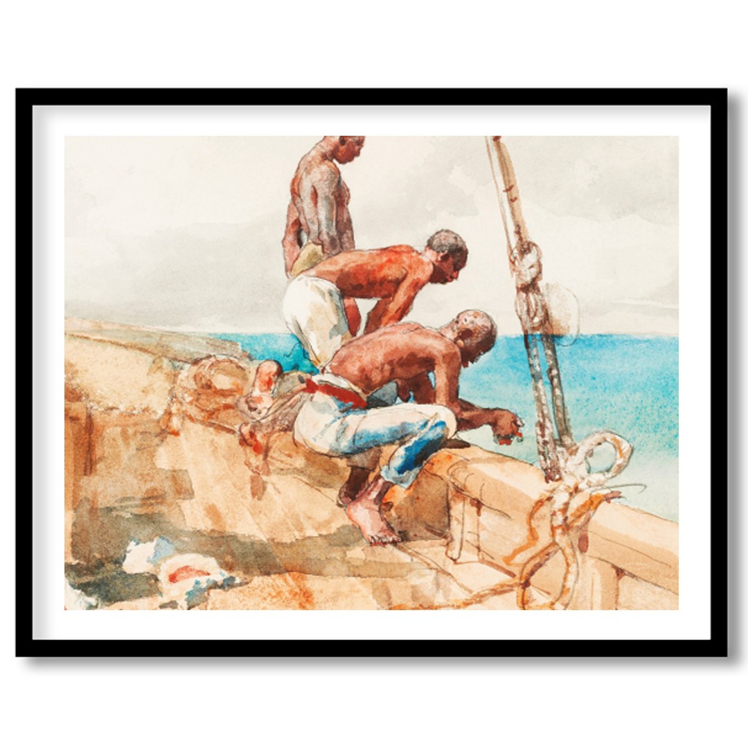 Immerse yourself in the serene beauty of this nautical masterpiece, capturing a moment of maritime for home