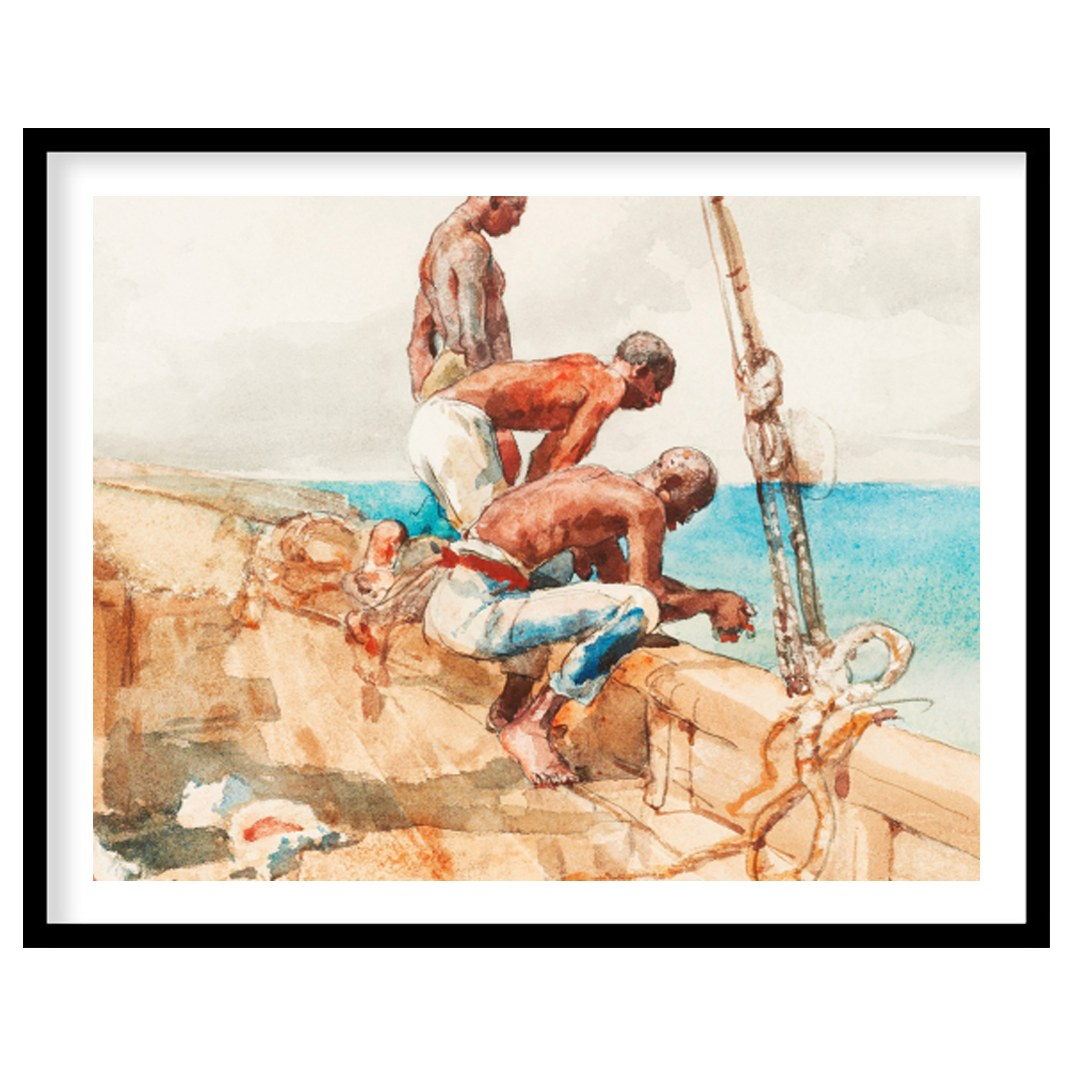 Immerse yourself in the serene beauty of this nautical masterpiece, capturing a moment of maritime for home