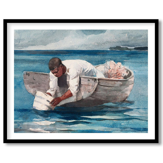 Immerse yourself in the serene beauty of this captivating watercolor painting, featuring a lone for residence