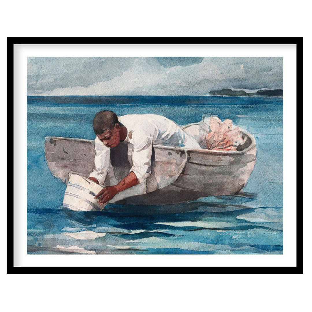 Immerse yourself in the serene beauty of this captivating watercolor painting, featuring a lone for residence