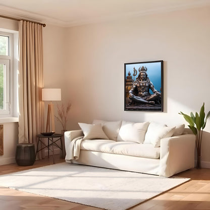 Immerse your space in the serene elegance of this mystical sculpture artwork. With intricate for Family Room