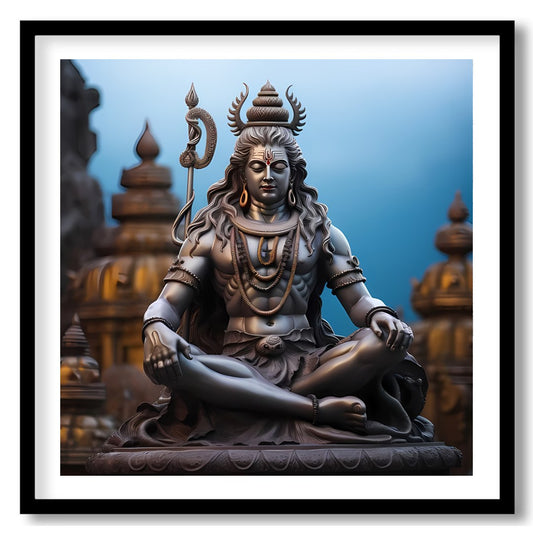 Immerse your space in the serene elegance of this mystical sculpture artwork. With intricate for space