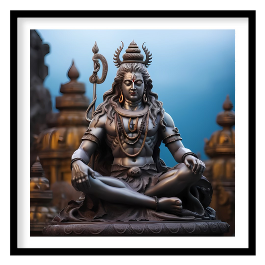 Immerse your space in the serene elegance of this mystical sculpture artwork. With intricate for space