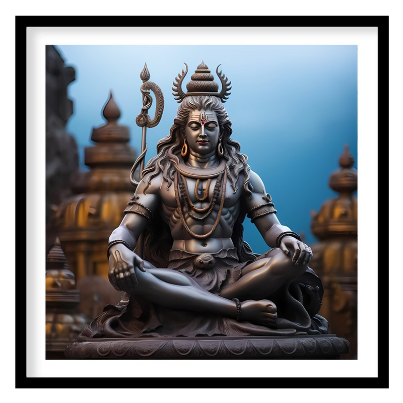 Tranquil Meditation: Divine Serenity in Stone