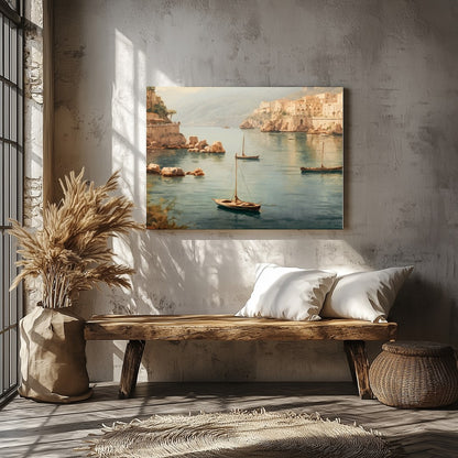 Immerse yourself in the serene beauty of this picturesque Mediterranean harbor. With its tranquil for Veranda