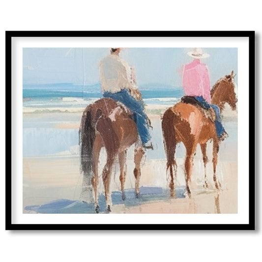 Immerse yourself in the serene beauty of a peaceful beach scene with this captivating artwork. for office