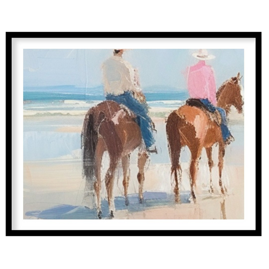 Immerse yourself in the serene beauty of a peaceful beach scene with this captivating artwork. for office