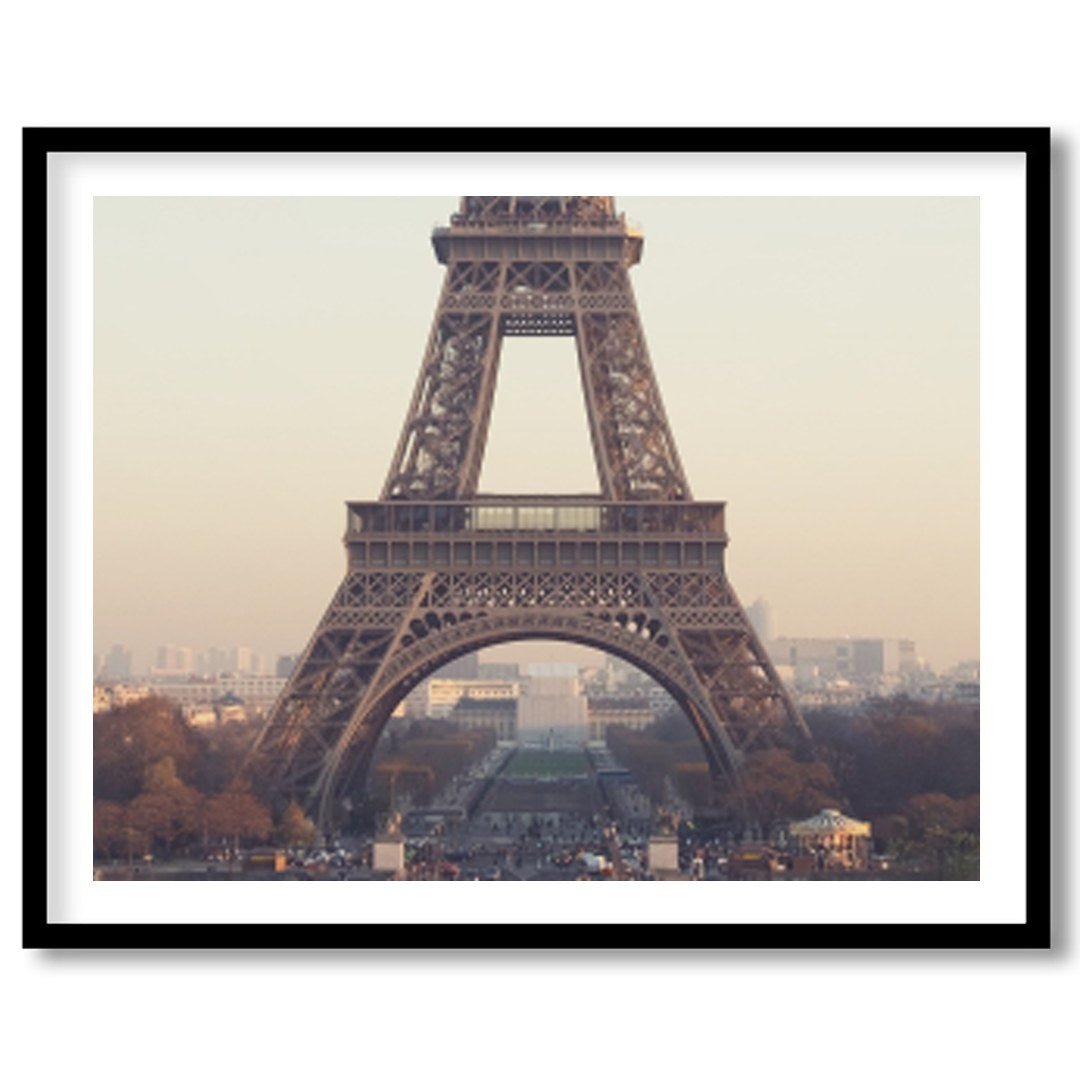 Capture the serene beauty of Paris at dawn with this breathtaking artwork. Featuring the iconic for place
