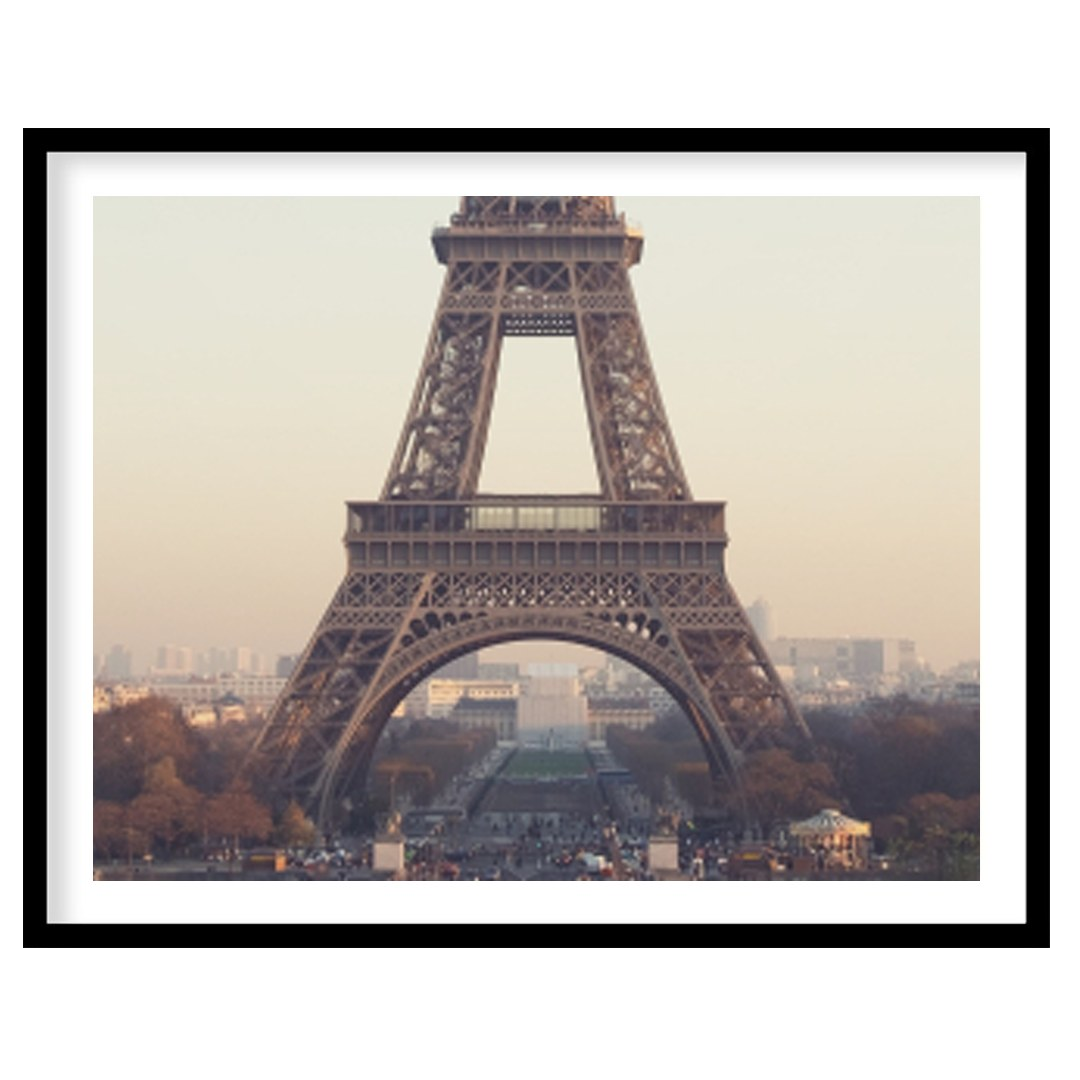 Capture the serene beauty of Paris at dawn with this breathtaking artwork. Featuring the iconic for place