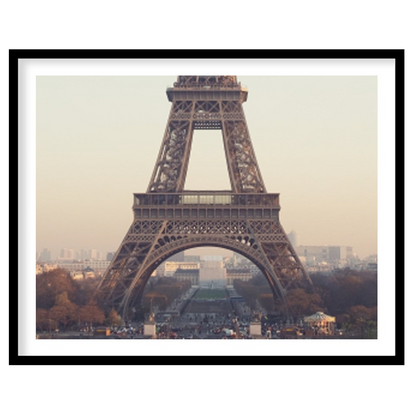 Capture the serene beauty of Paris at dawn with this breathtaking artwork. Featuring the iconic for place