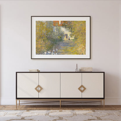 Immerse yourself in the serene beauty of this Impressionist masterpiece. The gentle play of light for Foyer