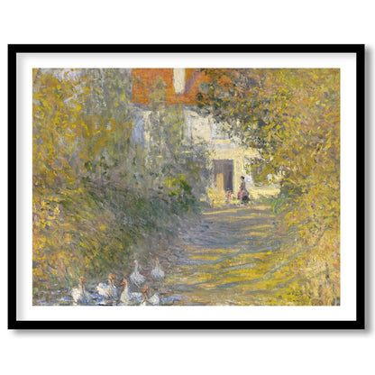 Immerse yourself in the serene beauty of this Impressionist masterpiece. The gentle play of light for house