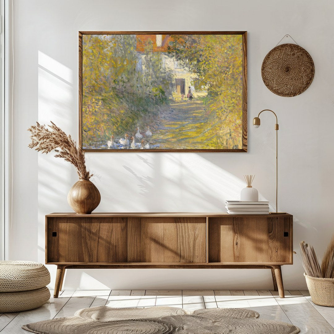 Immerse yourself in the serene beauty of this Impressionist masterpiece. The gentle play of light for Sitting Area
