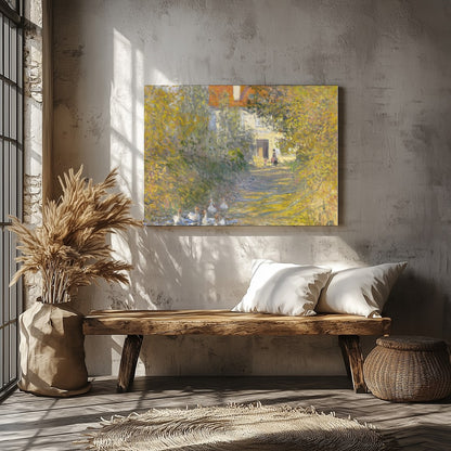 Immerse yourself in the serene beauty of this Impressionist masterpiece. The gentle play of light for Veranda