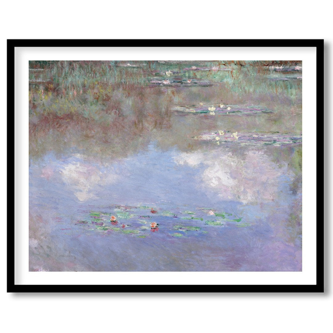 Immerse yourself in the serene beauty of nature with this stunning artwork depicting a tranquil for decor