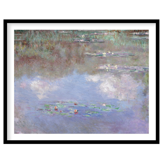 Immerse yourself in the serene beauty of nature with this stunning artwork depicting a tranquil for decor