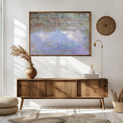 Immerse yourself in the serene beauty of nature with this stunning artwork depicting a tranquil for Sitting Area