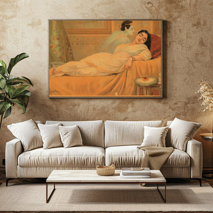 Experience the serene beauty of 'Tranquil Reverie', a captivating piece that captures a moment of for Family Room