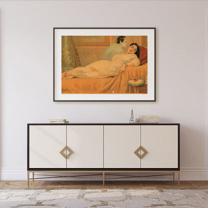 Experience the serene beauty of 'Tranquil Reverie', a captivating piece that captures a moment of for Foyer