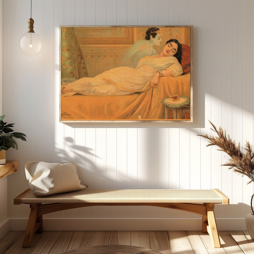 Experience the serene beauty of 'Tranquil Reverie', a captivating piece that captures a moment of for Hallway