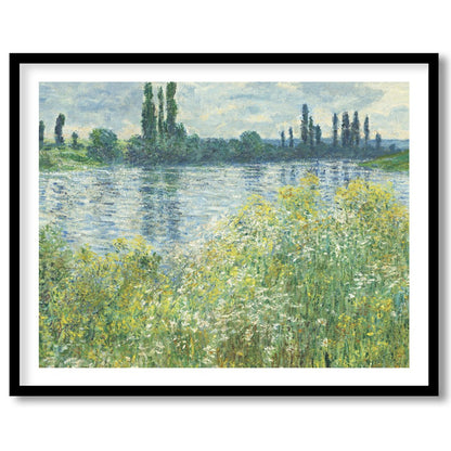 Experience the serene beauty of nature with this captivating landscape artwork, depicting a calm for space