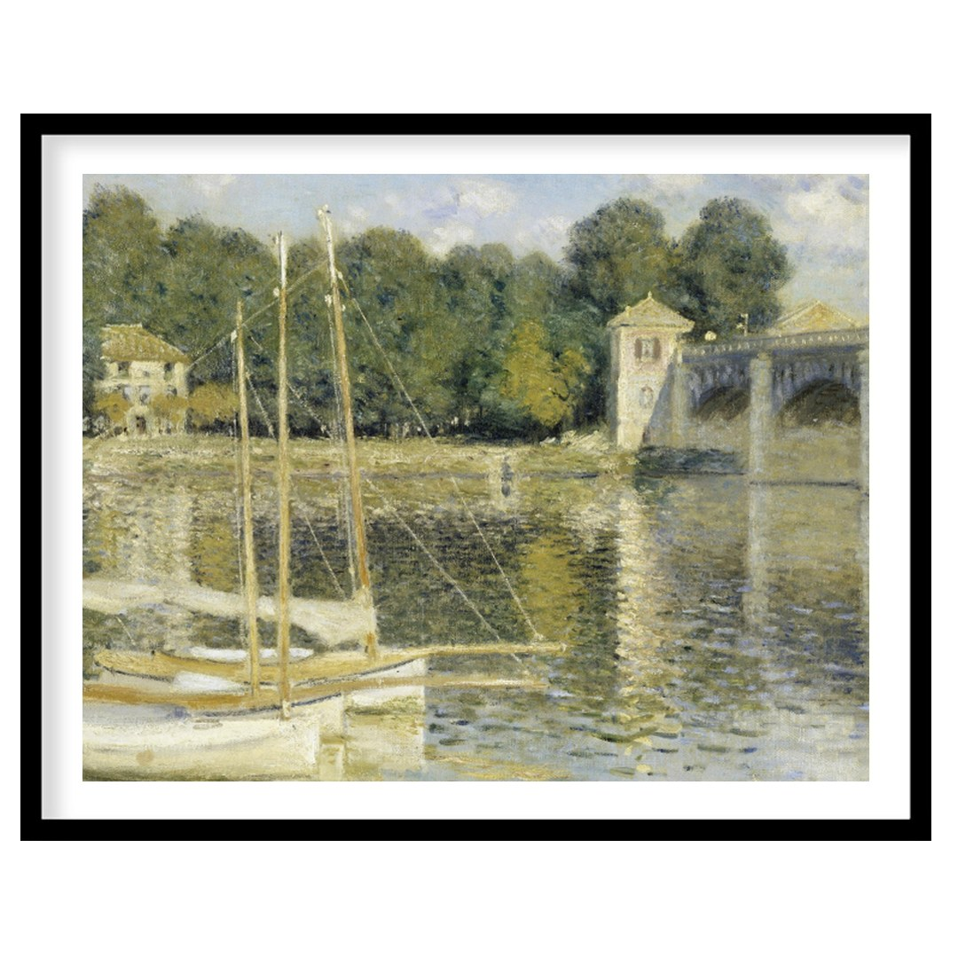 Immerse yourself in the serene beauty of this impressionist riverside scene. Capturing the gentle for hallway