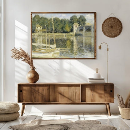 Immerse yourself in the serene beauty of this impressionist riverside scene. Capturing the gentle for Sitting Area